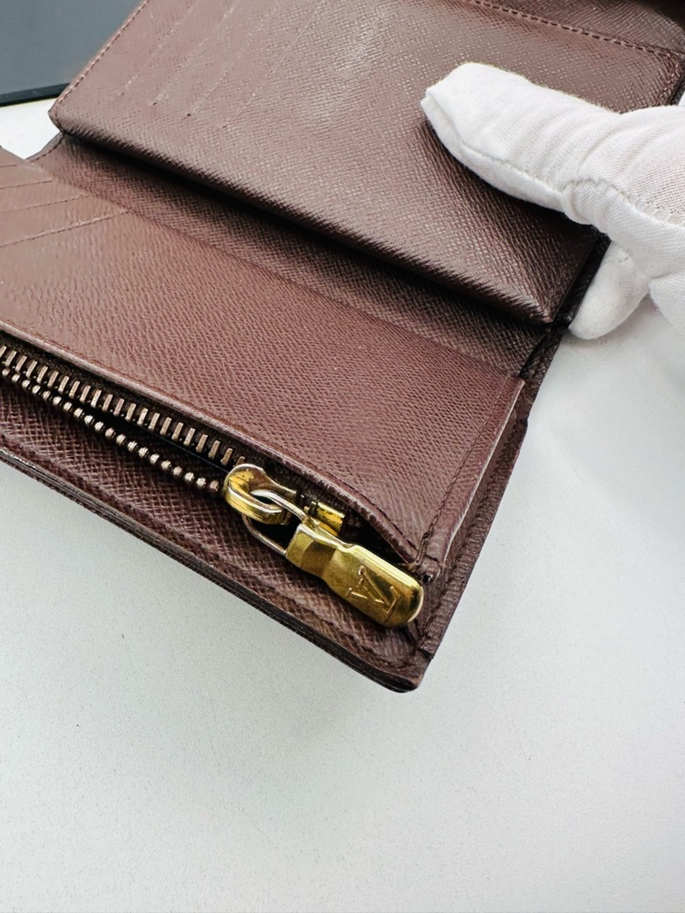 Louis Vuitton Damier Tri fold Wallet - Picture 10 of 14